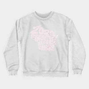 Wisconsin Simulated 2020 Basketball champions Crewneck Sweatshirt